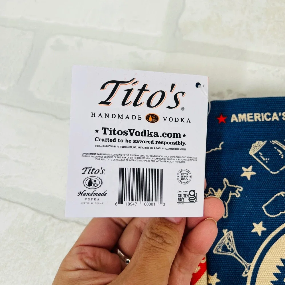 Titos Limited Edition Vodka Reusable Gift Bags‎ Dog Pets Vets Charity